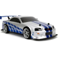 Ken Black 1:10 Fast & Furious Brian's Nissan Skyline GT-R (R34) Radio Control Car| Building & Vehicle Toys