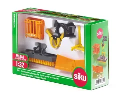 Ken Black 1:32 Front Loader with Accessories| Farm Model Vehicles & Playsets