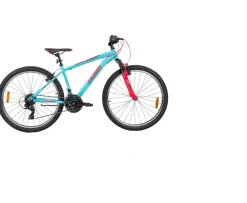 Ken Black 26 Inch Team Fat Tyre Mountain Bike Sky Blue| Bikes & Bike Accessories