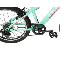 Ken Black 20 Inch Team Mountain Bike in Mint and Pink| Bikes & Bike Accessories
