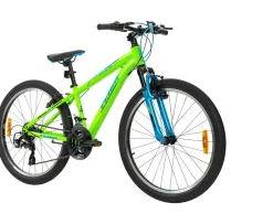 Ken Black 24 Inch Team Mountain Bike in Green and Blue| Bikes & Bike Accessories