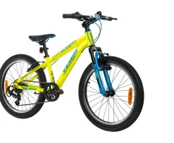 Ken Black 20 Inch Team Mountain Bike in Yellow and Blue| Bikes & Bike Accessories