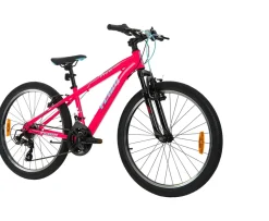 Ken Black 24 Inch Team Mountain Bike in Pink and Sky Blue| Bikes & Bike Accessories