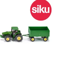 Ken Black 1:50 John Deere Tractor with Trailer| Farm Model Vehicles & Playsets