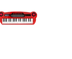 Ken Black 37 Key Electronic Keyboard Red| Art & Crafts