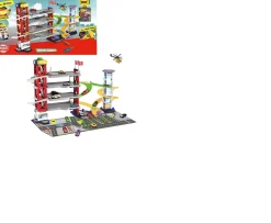 Ken Black 4 Level Parking Garage Playset| Building & Vehicle Toys