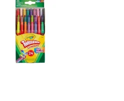 Ken Black 24 Mini Twistable Special Effect Crayons| Crayola|Art & Crafts