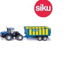 Ken Black 1:50 New Holland with Silage Trailer| Farm Model Vehicles & Playsets