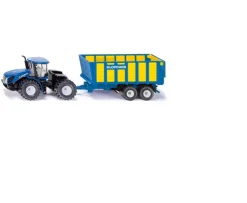 Ken Black 1:50 New Holland with Silage Trailer| Farm Model Vehicles & Playsets