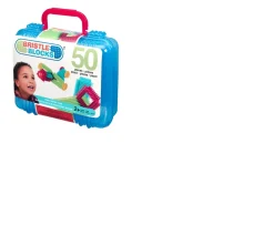 Ken Black 50 Piece Bristle Blocks in Case| Preschool & Electronic Learning
