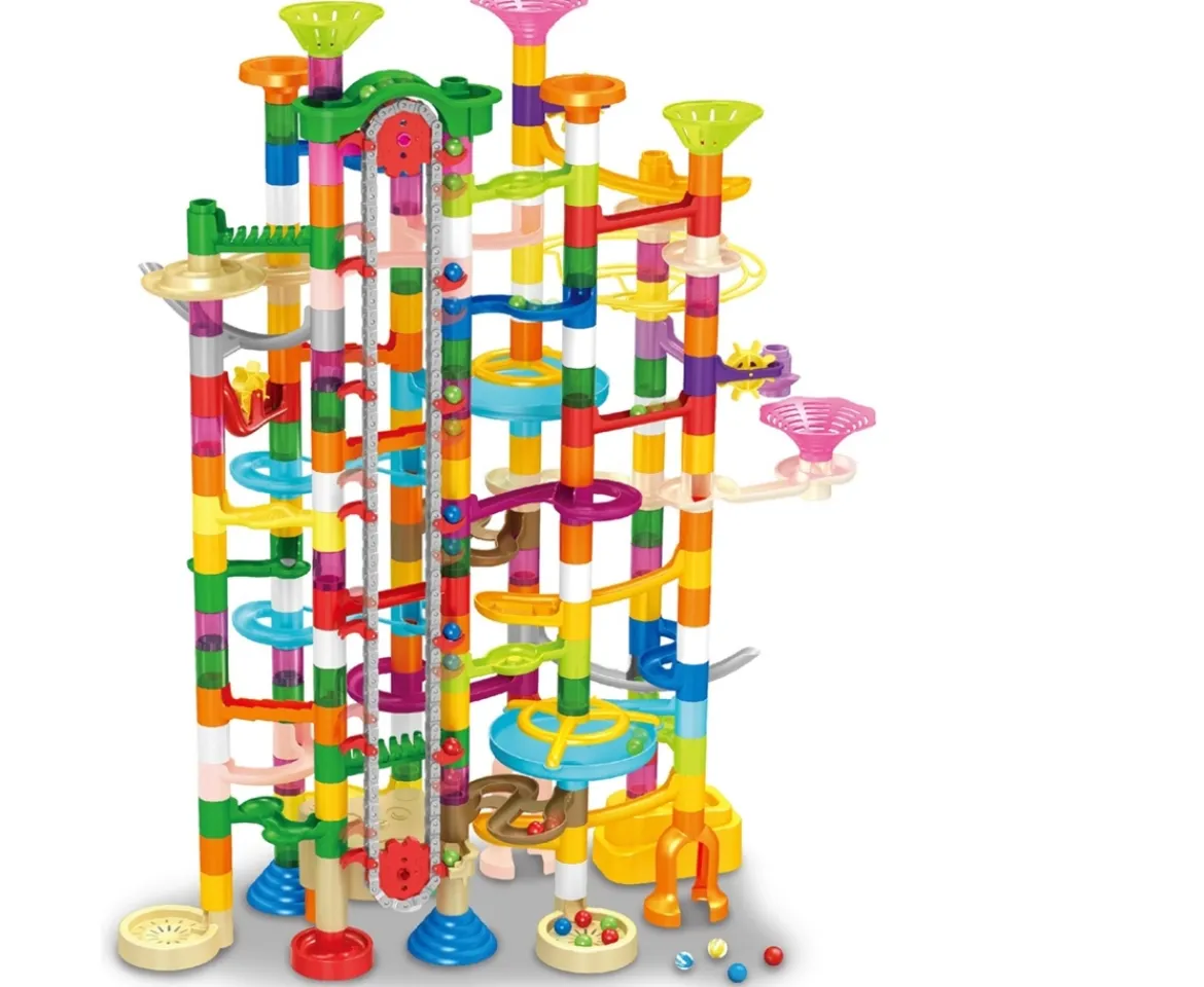 Ken Black 310 Piece Electronic Marble Run Game| Board Games