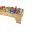 Ken Black 100 Piece Wooden Train Set & Table| Wooden Toys|Preschool & Electronic Learning