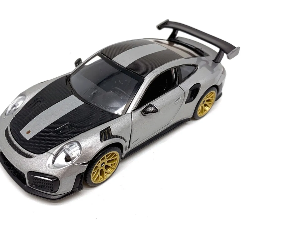 Ken Black 1:32 Porsche 911 GT2 RS WP Pull Back Diecast Car| Building & Vehicle Toys