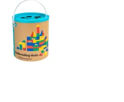 Ken Black 50 Wooden Building Blocks| Preschool & Electronic Learning|Wooden Toys