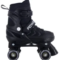 Ken Black Adj Quad Skate Black S  (13-2)| Roller Skates
