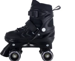 Ken Black Adj Quad Skate Black S  (13-2)| Roller Skates