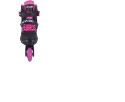 Ken Black Adjustable Inline Skate Pink Black 2-4| Roller Skates