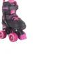 Ken Black Adjustable Quad Skate Pink Black 9-12J| Roller Skates