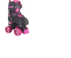 Ken Black Adjustable Quad Skate Pink Black 9-12J| Roller Skates