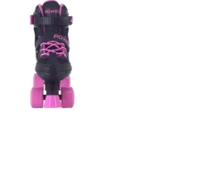 Ken Black Adjustable Quad Skate Pink Black 13-2| Roller Skates
