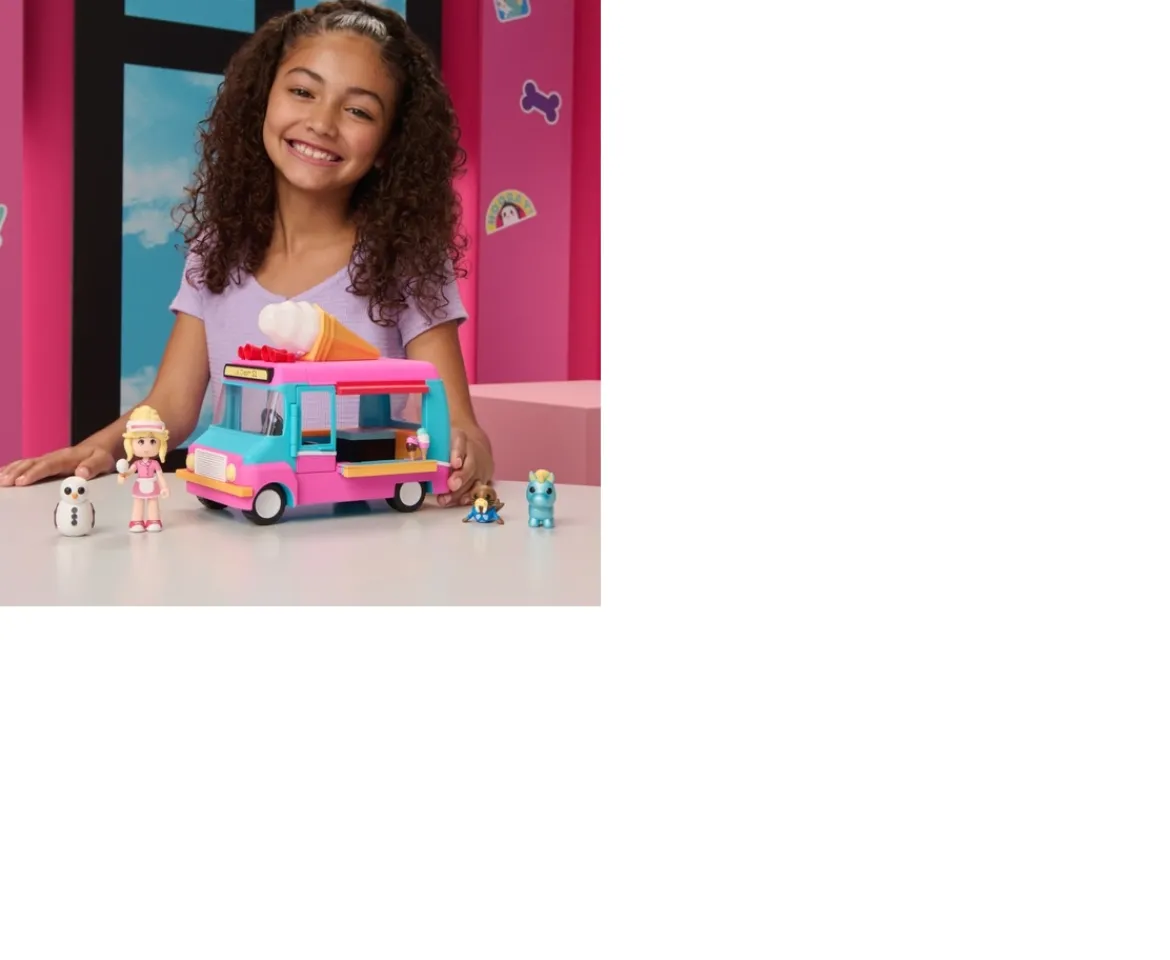 Ken Black Adopt Me! Ice Cream Truck with Lights and Sounds| Dolls & Dollhouses