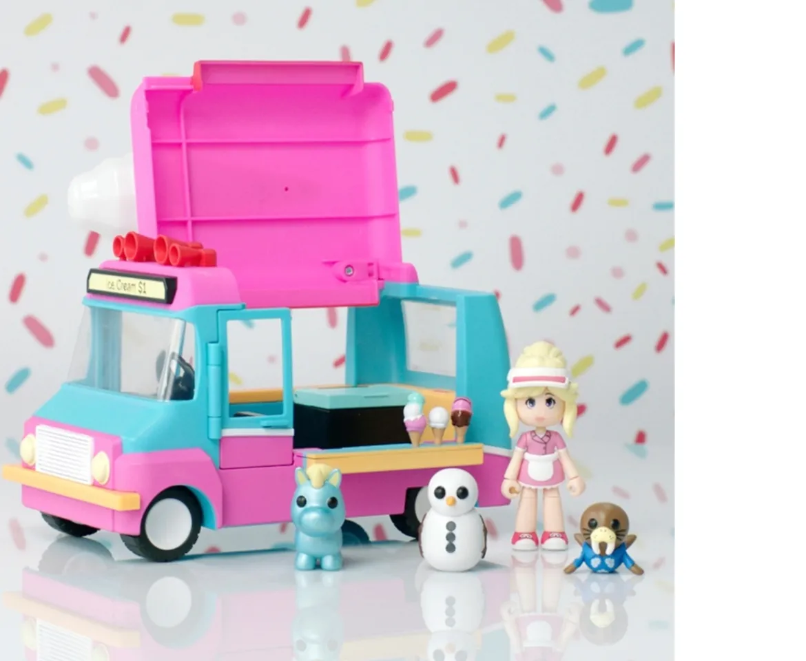 Ken Black Adopt Me! Ice Cream Truck with Lights and Sounds| Dolls & Dollhouses