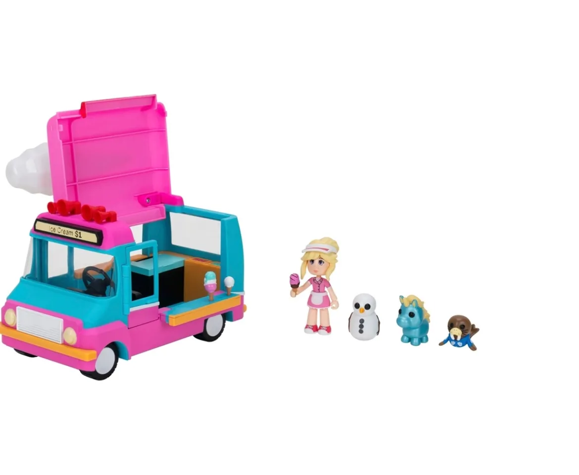 Ken Black Adopt Me! Ice Cream Truck with Lights and Sounds| Dolls & Dollhouses