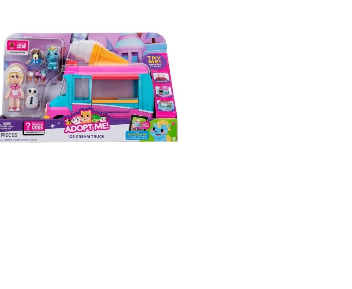 Ken Black Adopt Me! Ice Cream Truck with Lights and Sounds| Dolls & Dollhouses