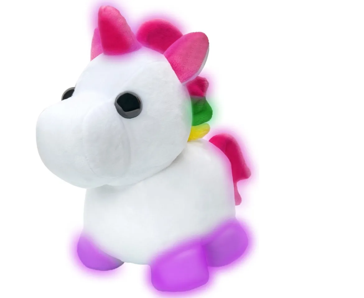Ken Black Adopt Me! Neon Unicorn 30cm Plush| Action Figures & Playsets