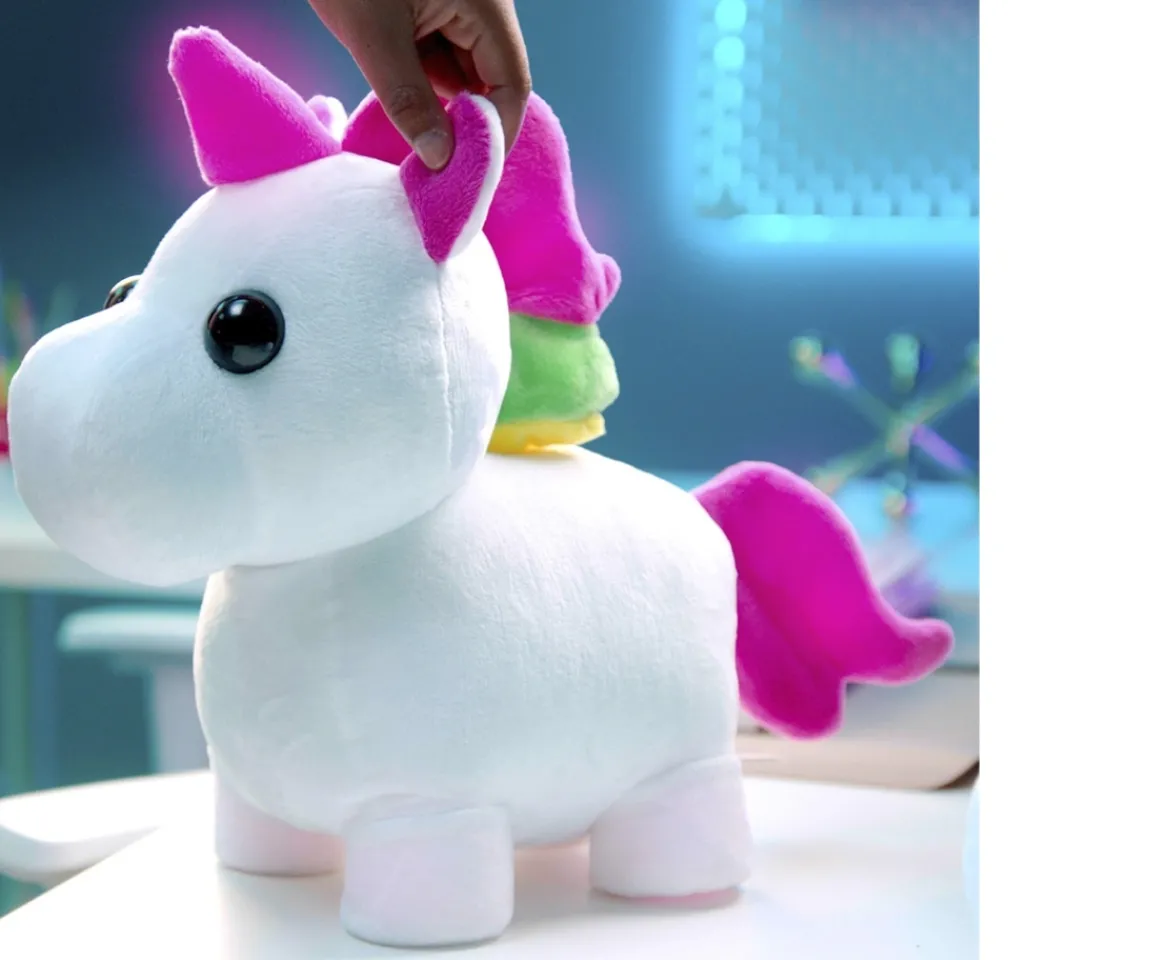 Ken Black Adopt Me! Neon Unicorn 30cm Plush| Action Figures & Playsets
