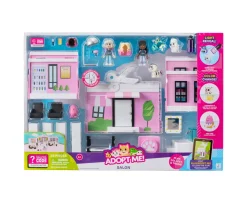 Ken Black Adopt Me! Pet Salon Deluxe Playset - Top Online Game - Exclusive Virtual Item Code Included - Featur| Action Figures & Playsets