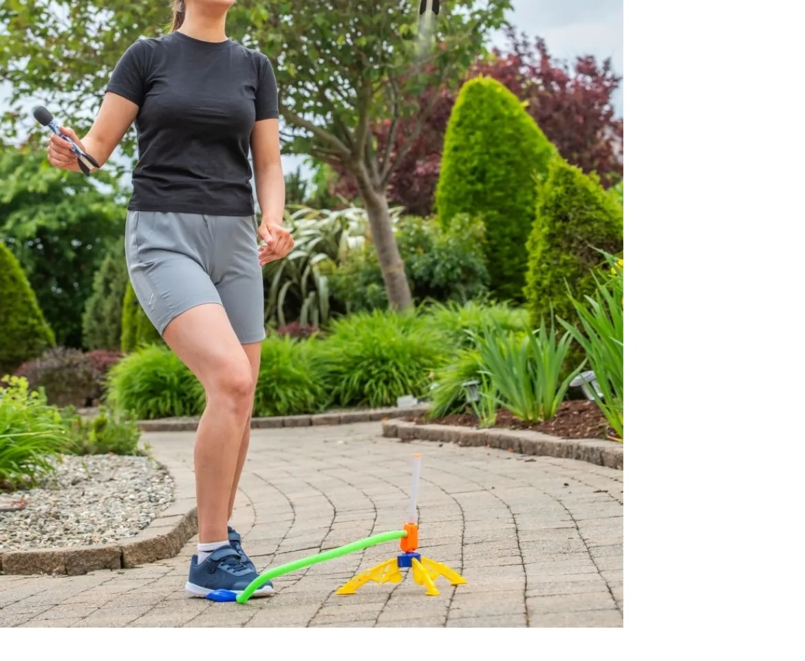 Ken Black Air Powered Rocket| Garden Games