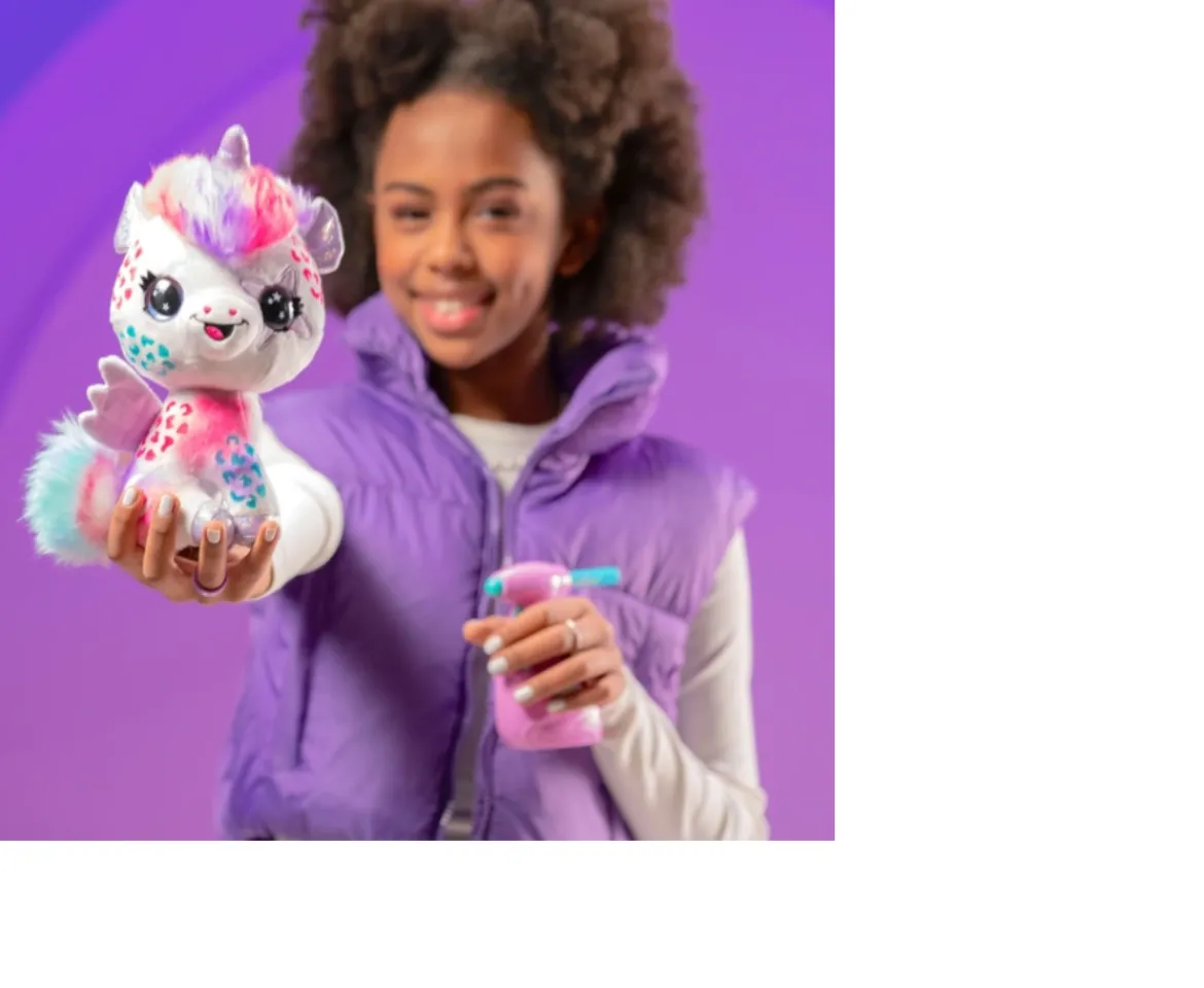 Ken Black Airbrush Plush Magic Unicorn| Art & Crafts