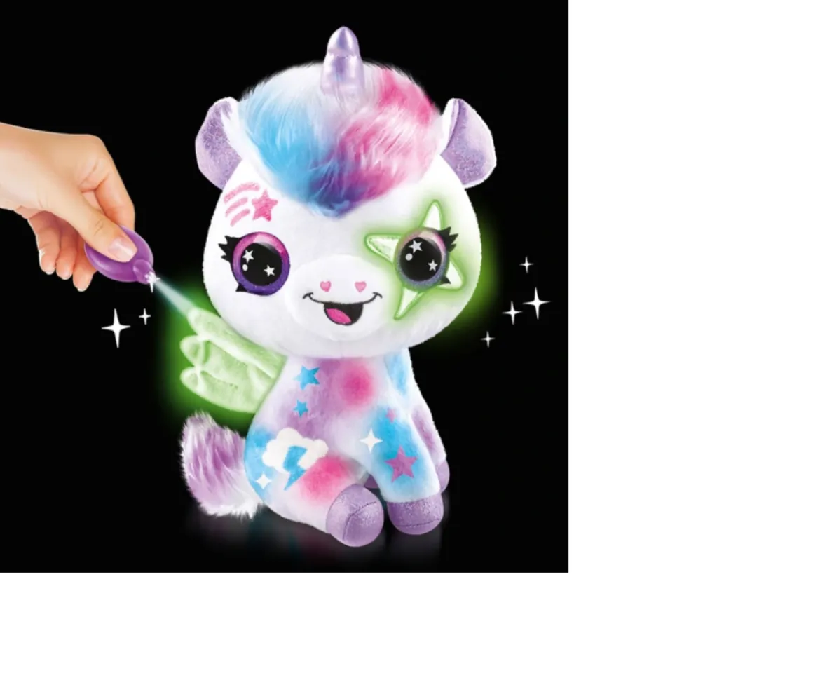 Ken Black Airbrush Plush Magic Unicorn| Art & Crafts