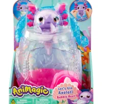 Ken Black Animagic Let's Glo Axolotl Bubble Reef Set| Interactive Toys