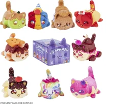 Ken Black Aphmau MeeMeows Mystery Plush Aphmau & Friends Carnival Treats Assortment 10cm| Soft Toys