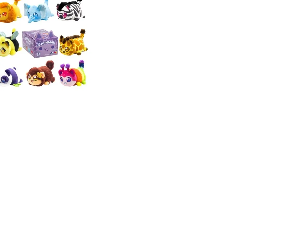 Ken Black Aphmau Mystery MeeMeows Plush Safari Assortment| Soft Toys