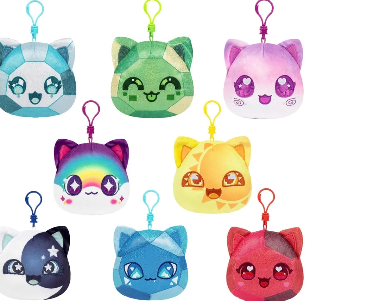 Ken Black Aphmau Mystery MeeMeows Plush Clip-On Assortment| Soft Toys