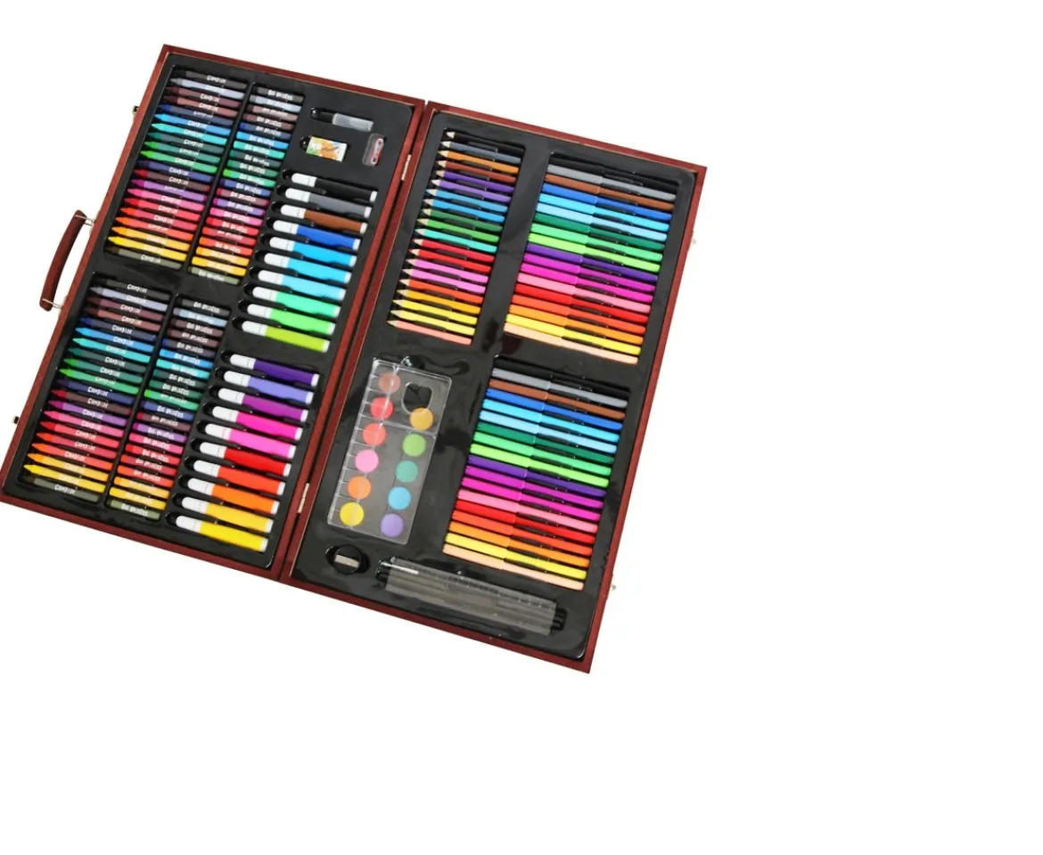 Ken Black Art Studio 180 Piece Wooden Junior Art Set| Art & Crafts