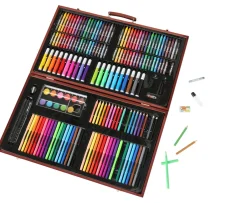 Ken Black Art Studio 180 Piece Wooden Junior Art Set| Art & Crafts