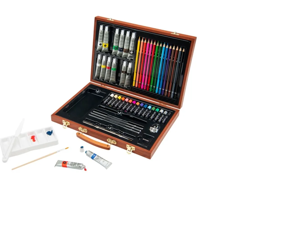 Ken Black Artist Collection 55 Piece Wooden Art Set| Art & Crafts