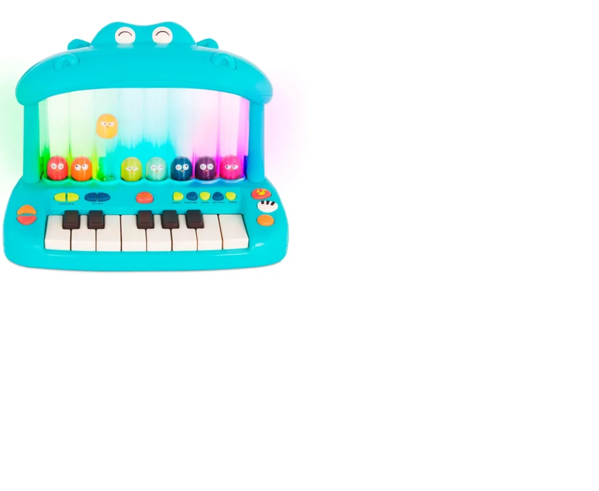 Ken Black B. Toys Hippo Keyboard| Preschool & Electronic Learning
