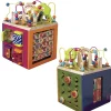 Ken Black B. Toys Zany Zoo Wooden Activity Cube Assortment| Toys & Gifts|Wooden Toys