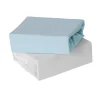 Ken Black Baby Elegance 2 Pack Cot Fitted Sheet Blue - 60 x 120cm| Nursery Furniture & Bedding