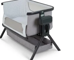 Ken Black Baby Elegance Co Glide Electric Bedside Crib| Nursery Furniture & Bedding