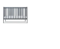Ken Black Baby Elegance Elle Cot Grey| Nursery Furniture & Bedding