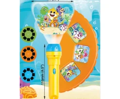 Ken Black Baby Shark's Big Show! Torch & Projector| Preschool & Electronic Learning