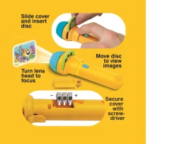 Ken Black Baby Shark's Big Show! Torch & Projector| Preschool & Electronic Learning