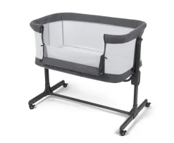 Ken Black Babylo Aurora 2-in-1 Bedside Sleeper Crib| Nursery Furniture & Bedding