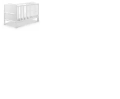Ken Black Babylo Ella Cot Bed White| Nursery Furniture & Bedding